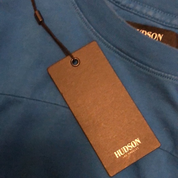 Blue Men's Shirt HUDSON - Picture 6 of 7